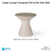 Ledge Lounger Autograph Tall Ice Bin Side Table In-Pool & Patio Furniture - Majestic Fountains