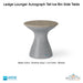 Ledge Lounger Autograph Tall Ice Bin Side Table In-Pool & Patio Furniture - Majestic Fountains