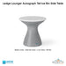 Ledge Lounger Autograph Tall Ice Bin Side Table In-Pool & Patio Furniture - Majestic Fountains