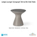 Ledge Lounger Autograph Tall Ice Bin Side Table In-Pool & Patio Furniture - Majestic Fountains