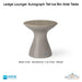 Ledge Lounger Autograph Tall Ice Bin Side Table In-Pool & Patio Furniture - Majestic Fountains