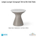 Ledge Lounger Autograph Tall Ice Bin Side Table In-Pool & Patio Furniture - Majestic Fountains