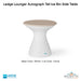 Ledge Lounger Autograph Tall Ice Bin Side Table In-Pool & Patio Furniture - Majestic Fountains