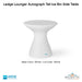 Ledge Lounger Autograph Tall Ice Bin Side Table In-Pool & Patio Furniture - Majestic Fountains