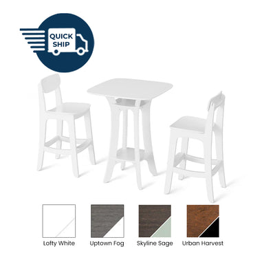 Ledge Lounger Haven™ Hightop Chair and Hightop Table Set - Majestic Fountains
