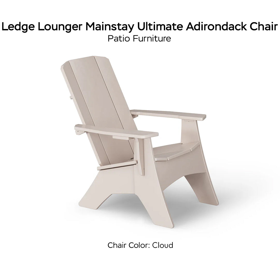 Ledge Lounger Mainstay Ultimate Adirondack Chair - Patio Furniture - Majestic Fountains