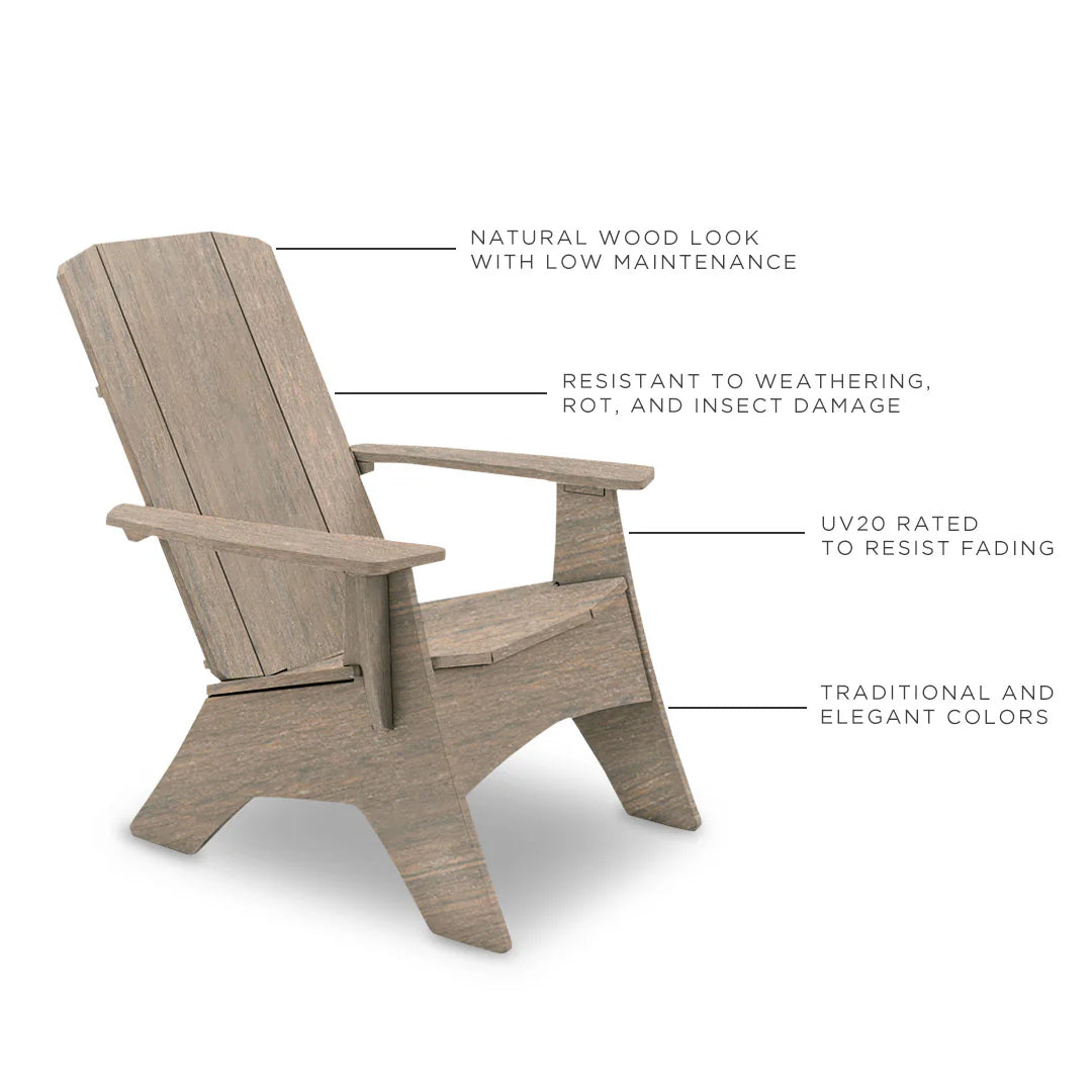 Ledge Lounger Mainstay Ultimate Adirondack Chair - Patio Furniture