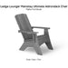 Ledge Lounger Mainstay Ultimate Adirondack Chair - Patio Furniture