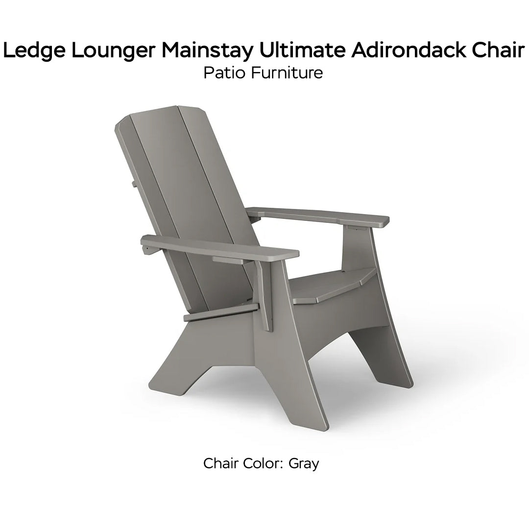 Ledge Lounger Mainstay Ultimate Adirondack Chair - Patio Furniture