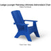 Ledge Lounger Mainstay Ultimate Adirondack Chair - Patio Furniture
