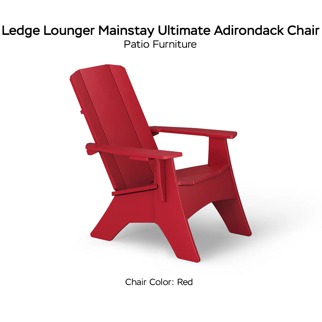 Ledge Lounger Mainstay Ultimate Adirondack Chair - Patio Furniture