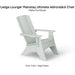 Ledge Lounger Mainstay Ultimate Adirondack Chair - Patio Furniture