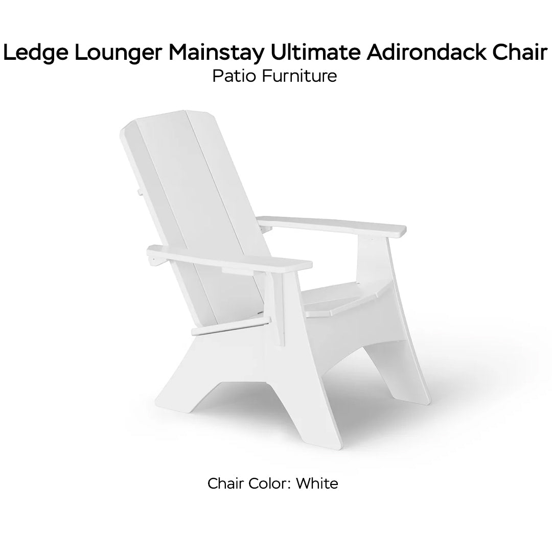 Ledge Lounger Mainstay Ultimate Adirondack Chair - Patio Furniture