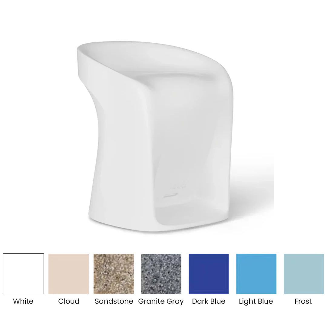 Ledge Lounger Signature Bar Stool - Counter Height 18 - Majestic Fountains