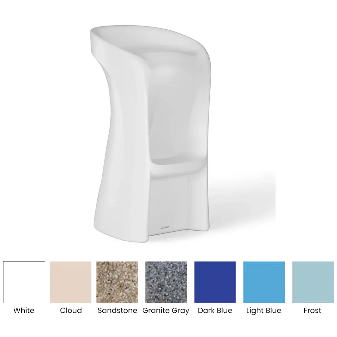 Ledge Lounger Signature Bar Stool - Counter Height 29.5 - Majestic Fountains