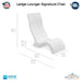QUICKSHIP Ledge Lounger Signature Chair Size - In Pool & Patio Furniture - Majestic Fountains