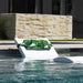 Ledge Lounger Signature Chaise & Pillows & Shade - In-Pool Furniture - Majestic Fountains