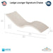 QUICKSHIP Ledge Lounger Signature Chaise - In-Pool Furniture - Majestic Fountains