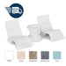 Ledge Lounger Signature Lowback Chairs & Side Table Set  - Majestic Fountains