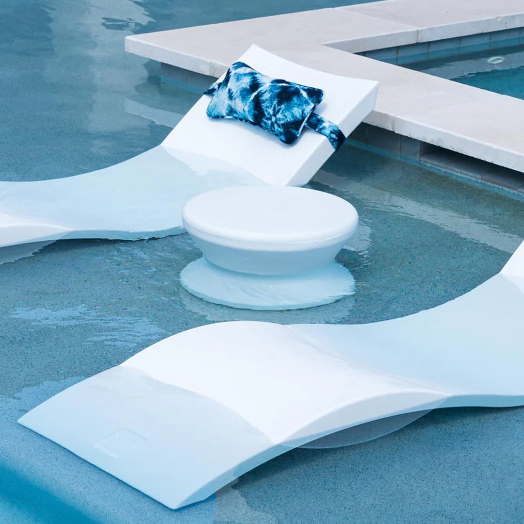 Ledge Lounger Signature Standard Side Table In-Pool & Patio Furniture - Majestic Fountains