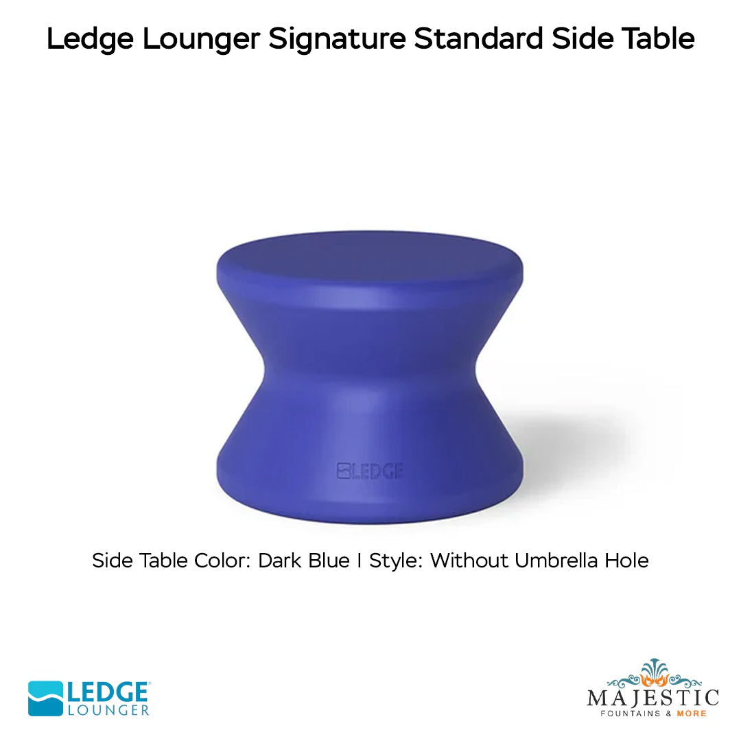 Ledge Lounger Signature Standard Side Table In-Pool & Patio Furniture - Majestic Fountains
