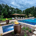 Legacy Round Tall Fire Vase in GFRC Concrete by Archpot - Majestic Fountains and More