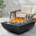 Legacy Square Fire Table in GFRC Concrete by Archpot - Majestic Fountains and More