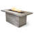 Linear Bella Fire Pit in Powder Coated Metal - Majestic Fountains