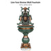 Lion Face Bronze Wall Fountain - Majestic Fountains and More