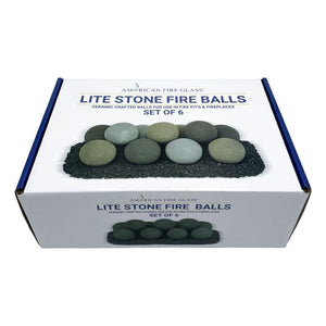 Lite Stone Fire Balls - Majestic Fountains