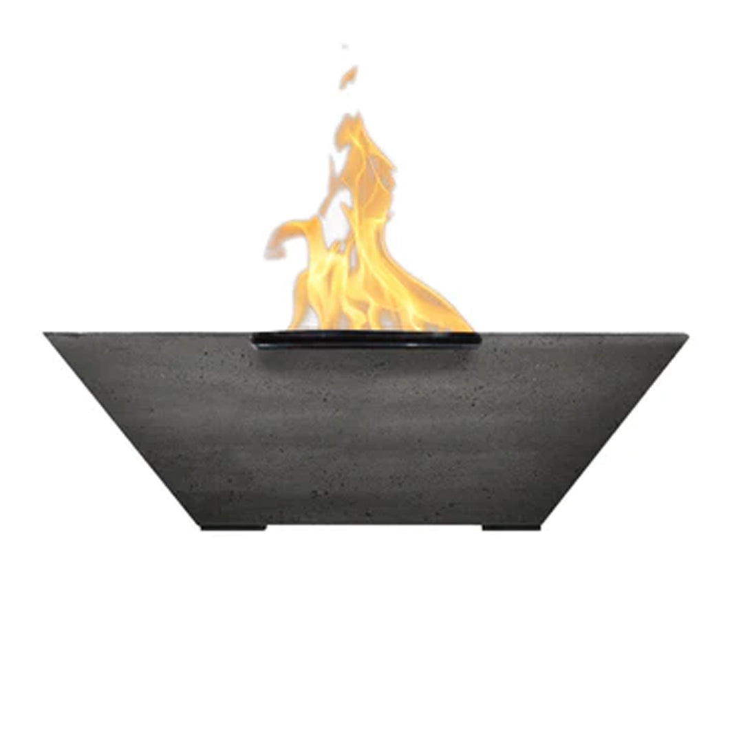 Lombard Fire & Water Bowl in GFRC Concrete by Prism Hardscapes - Majestic Fountains and More