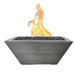 Lombard 16.5 Tall Fire Bowl PH-445-FBT in GFRC Concrete - Majestic Fountains