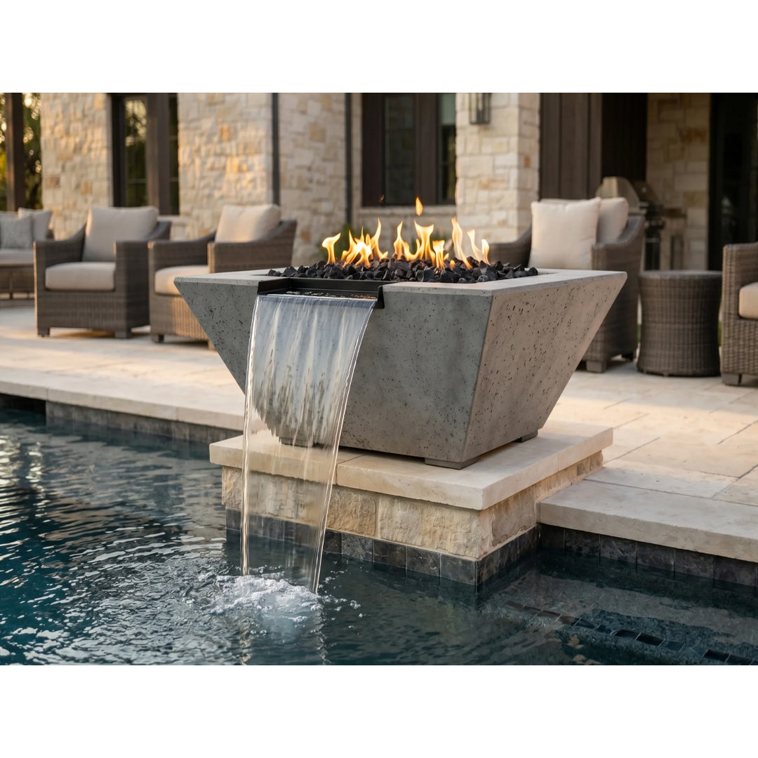 Lombard 16.5 Tall Fire & Water Bowl PH-445-FWBT - Majestic Fountains