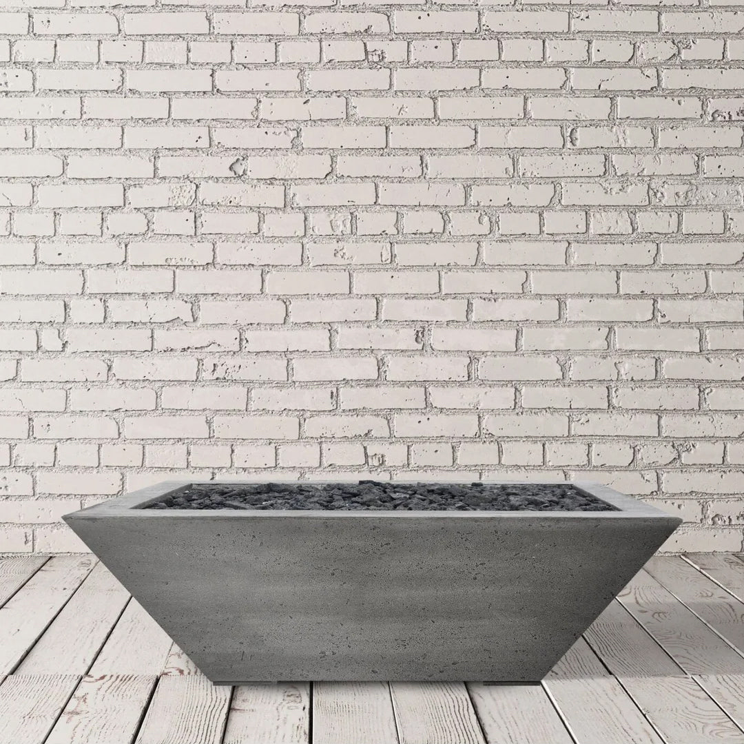 Lombard Fire Bowl PH-445-FB in GFRC Concrete - Majestic Fountains
