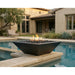 Lombard Fire Bowl PH-445-FB in GFRC Concrete - Majestic Fountains