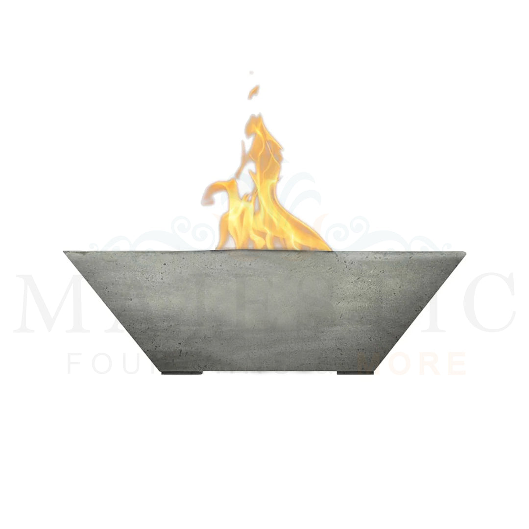 Lombard Fire Bowl PH-445-FB in GFRC Concrete Natural - Majestic Fountains