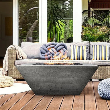 Lombard Fire Table PH-416 in GFRC Concrete - Majestic Fountains