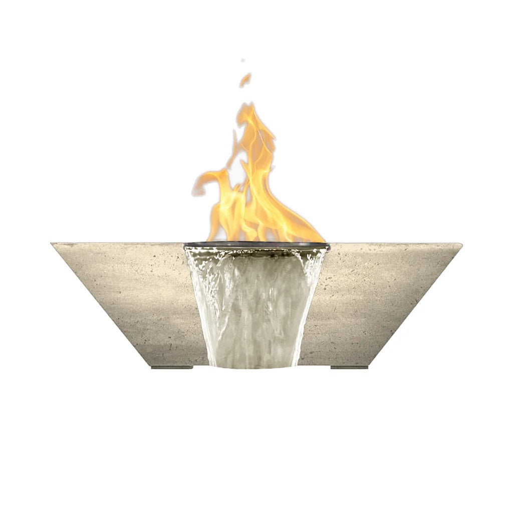 Lombard Fire & Water Bowl PH-445-FWB in GFRC Concrete by Prism Hardscapes