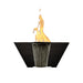 Lombard Tall Fire & Water Bowl in GFRC Concrete by Prism Hardscapes - Majestic Fountains and More.
