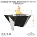 Lombard Tall Fire & Water Bowl PH-445-FBT in GFRC Size - Majestic Fountains