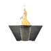 Lombard Tall Fire & Water Bowl in GFRC Concrete by Prism Hardscapes - Majestic Fountains and More.