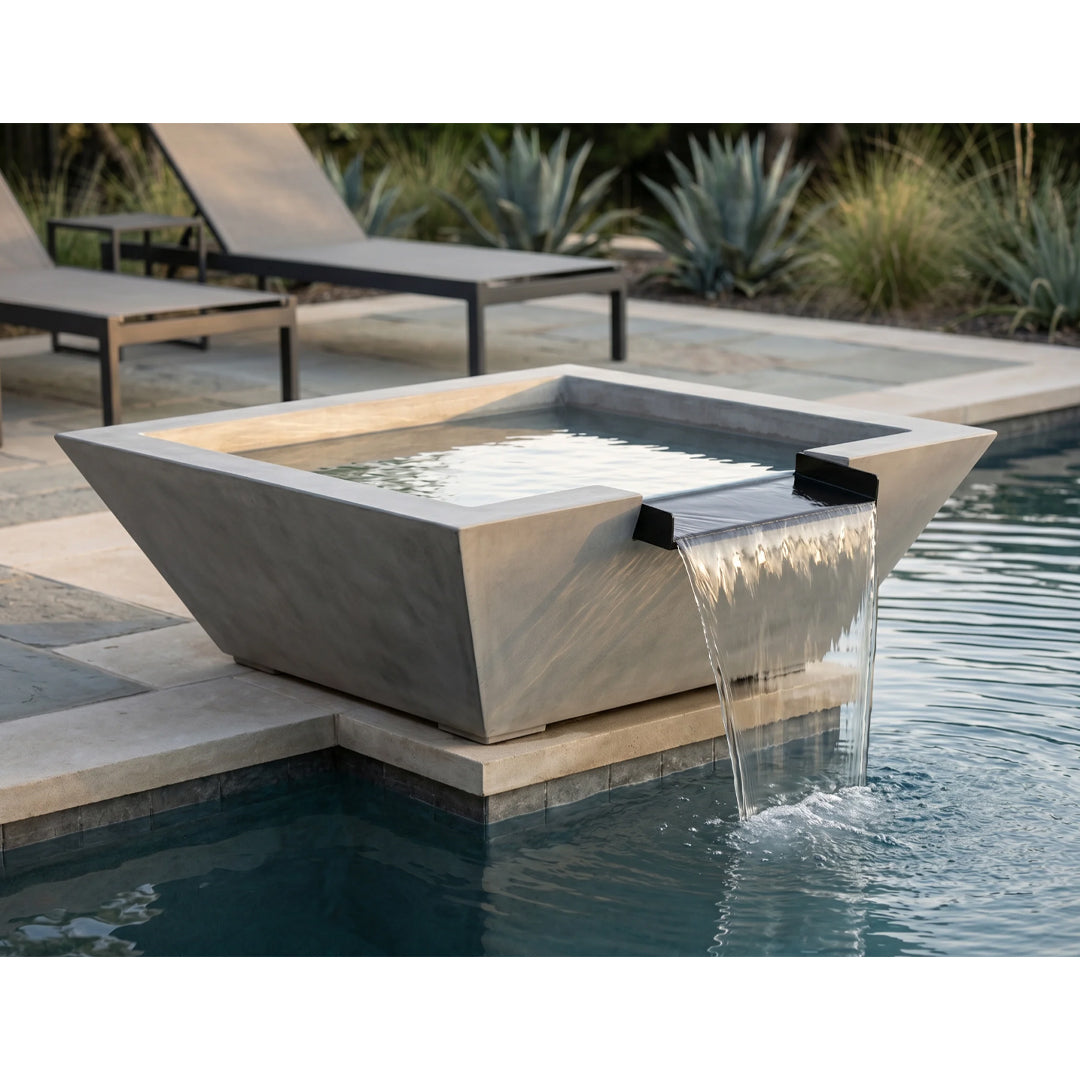 Lombard Tall Water Bowl PH-445-WBT in GFRC - Majestic Fountains