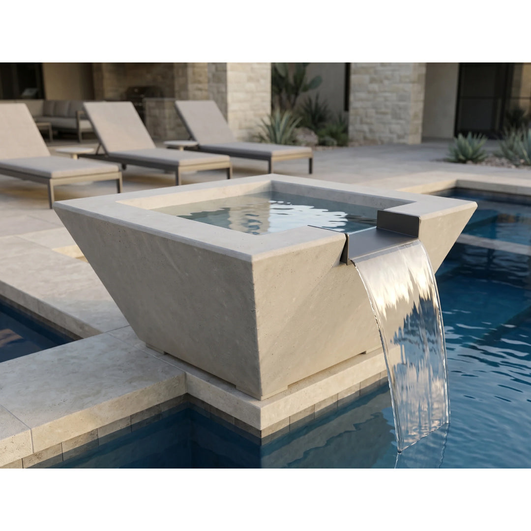 Lombard Water Bowl PH-445-WB in GFRC - Majestic Fountains