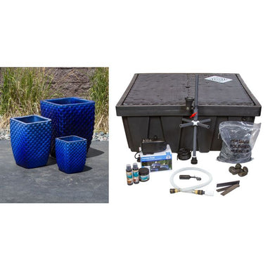 Luna Triple Vase - Complete Fountain Kit - Majestic Fountains