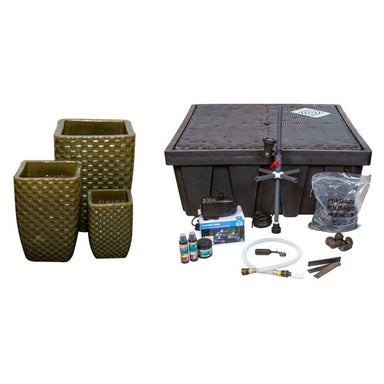 Luna Triple Vase - Complete Fountain Kit - Majestic Fountains