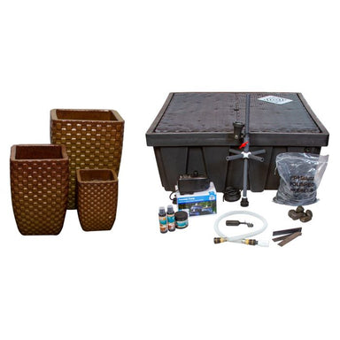 Luna  Triple Vase - Complete Fountain Kit - Majestic Fountains
