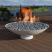 Lustre Fire Pit in Powder Coated Steel - Majestic Fountains