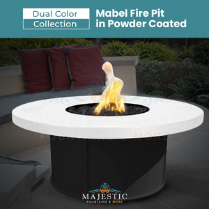 The Outdoor Plus Mabel Fire Pit in Powder Coated Steel - Majestic Fountains and More