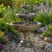 Mantova Concrete 3 Tier - Outdoor Courtyard Fountain - 1094 - Majestic Fountains