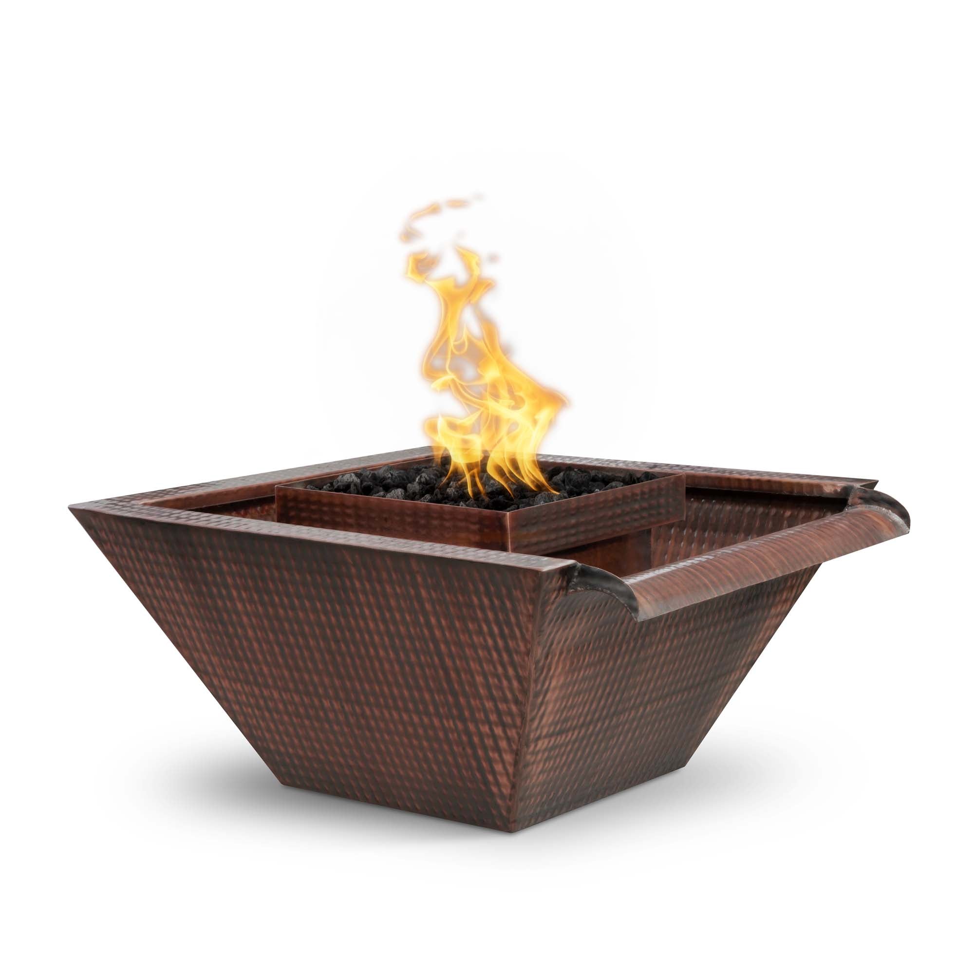 Maya Raised Copper Fire & Water Bowl